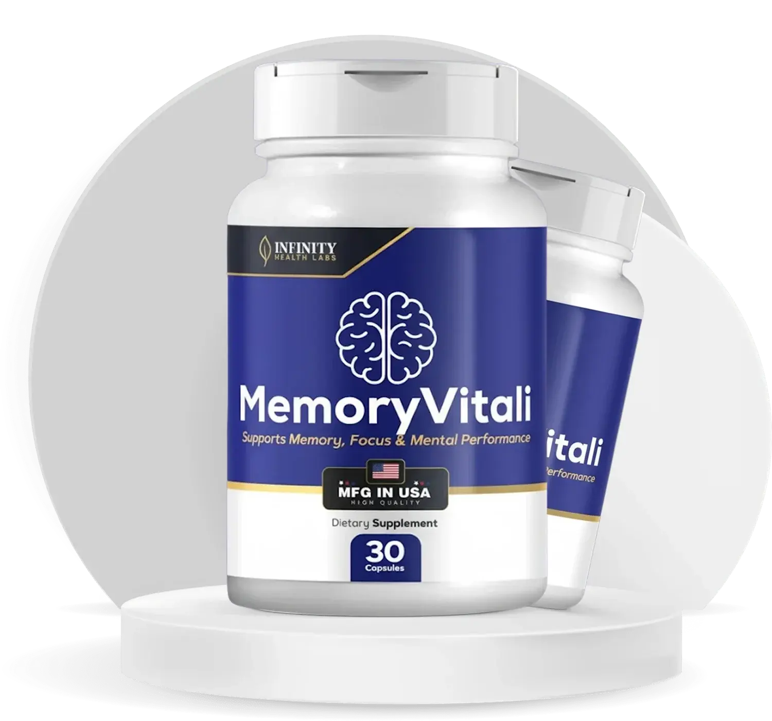 MemoryVitali Natural Brain Health Supplement